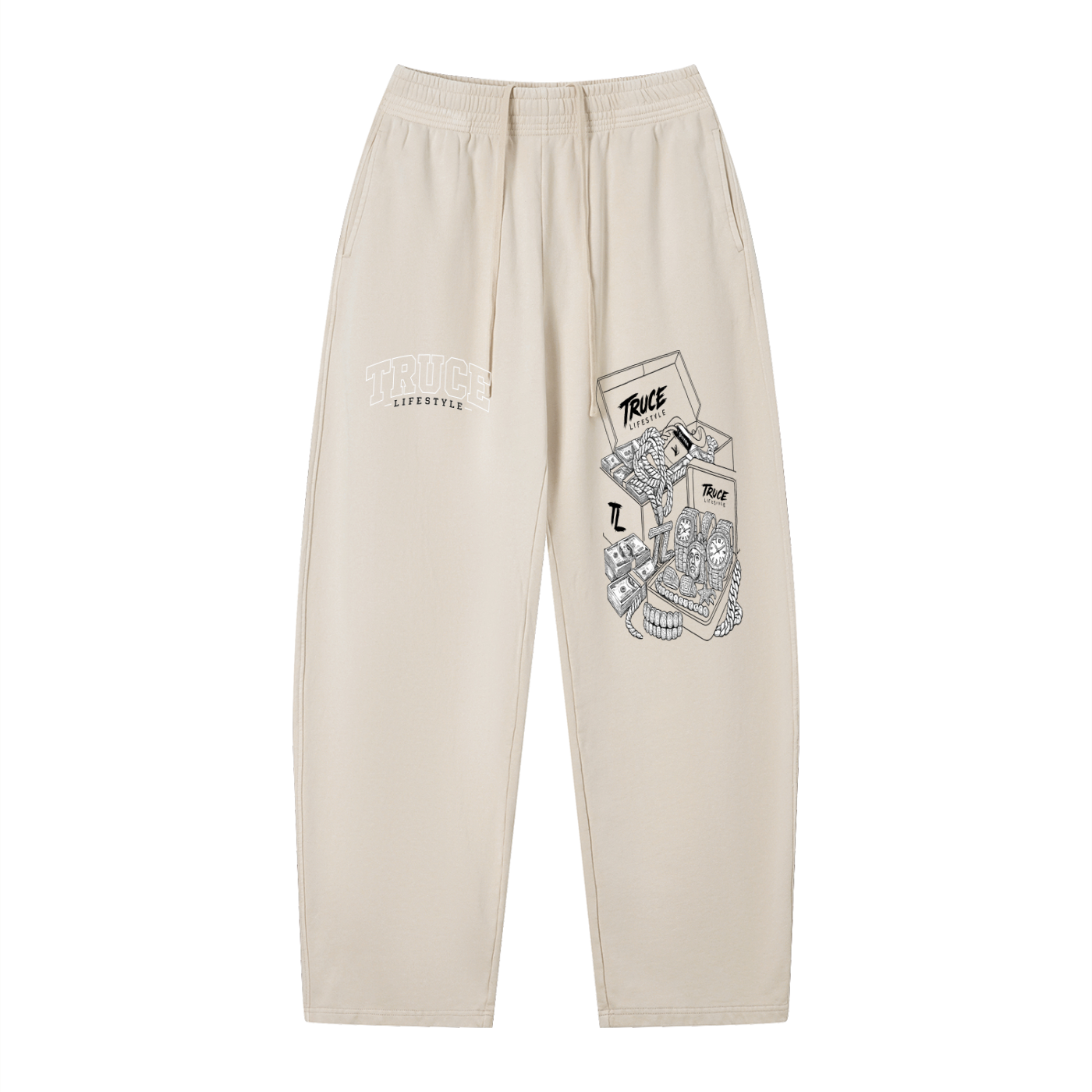 Truce Lifestyle | Fast Life Unisex (360 g/m²) Vintage Wash Loose Sweatpants