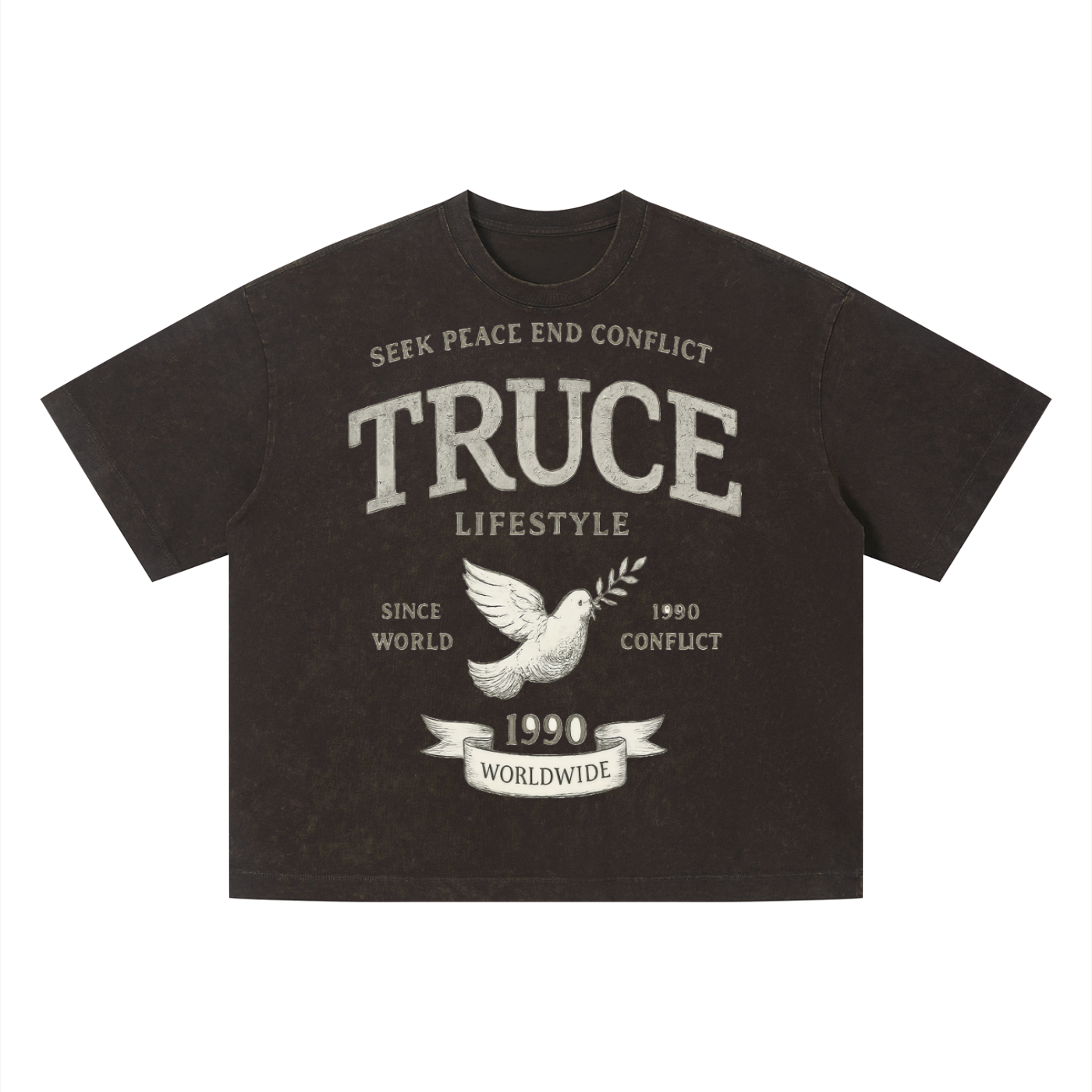 Truce Lifestyle | Unisex Vintage Wash (280 g/m²) Boxy T-Shirt