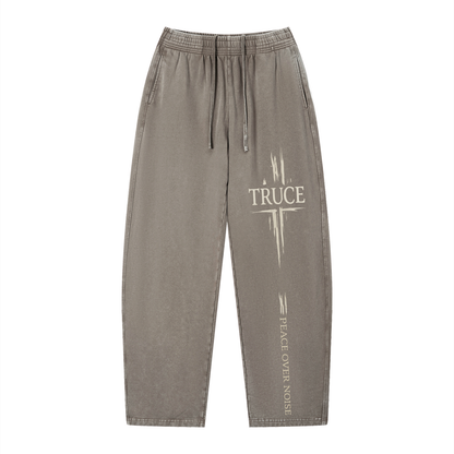 Truce Lifestyle | 360g/m Unisex Vintage Wash Loose Sweatpants