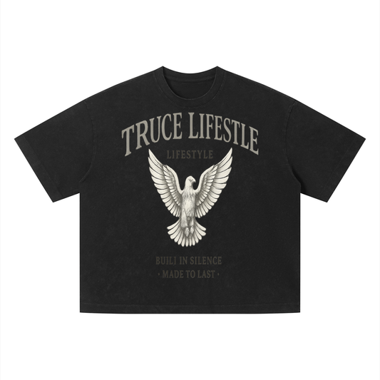 Truce Lifestyle | Unisex Vintage Wash Boxy (280 g/m²) T-Shirt