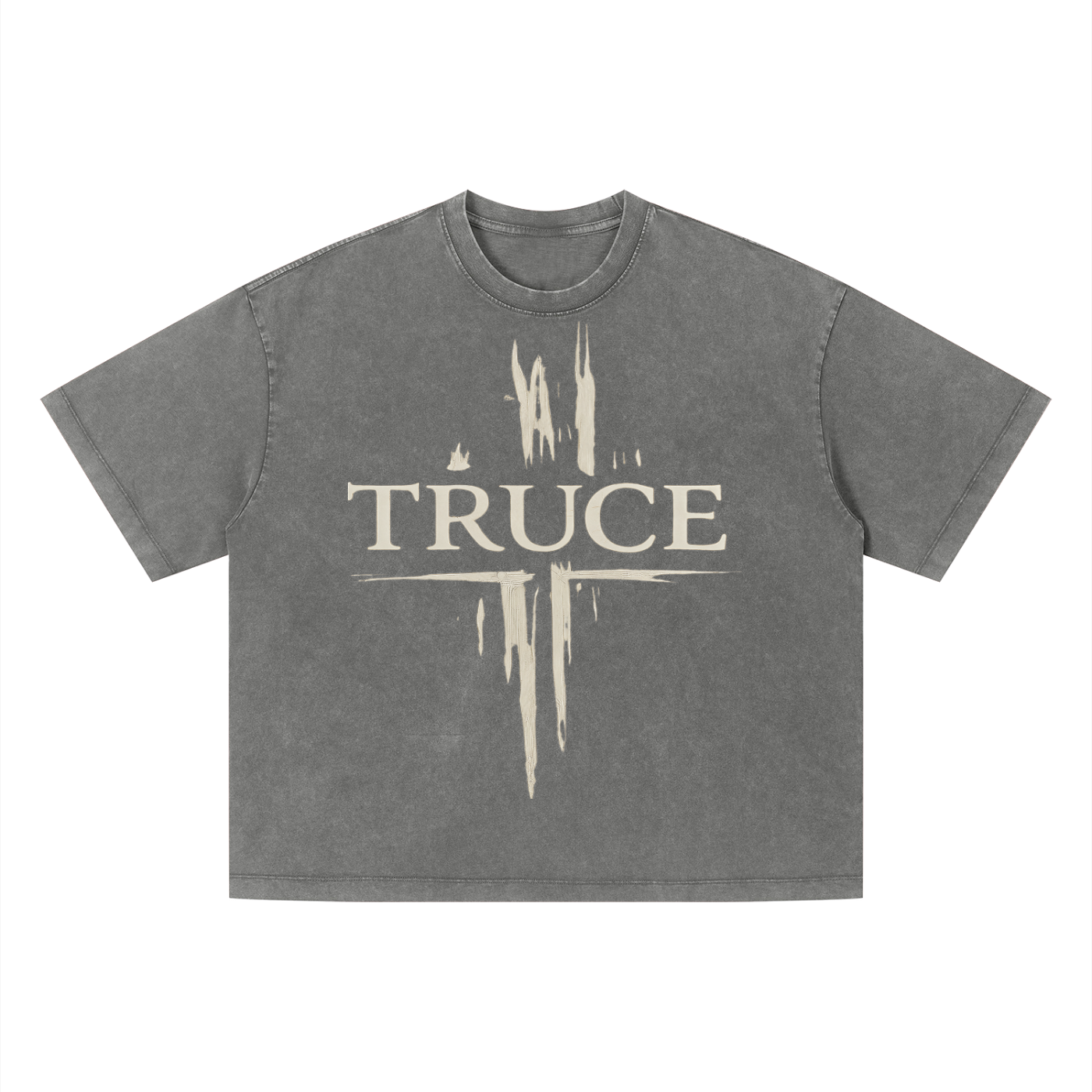 Truce Lifestyle |Unisex Vintage Wash (280 g/m²) Boxy T-Shirt