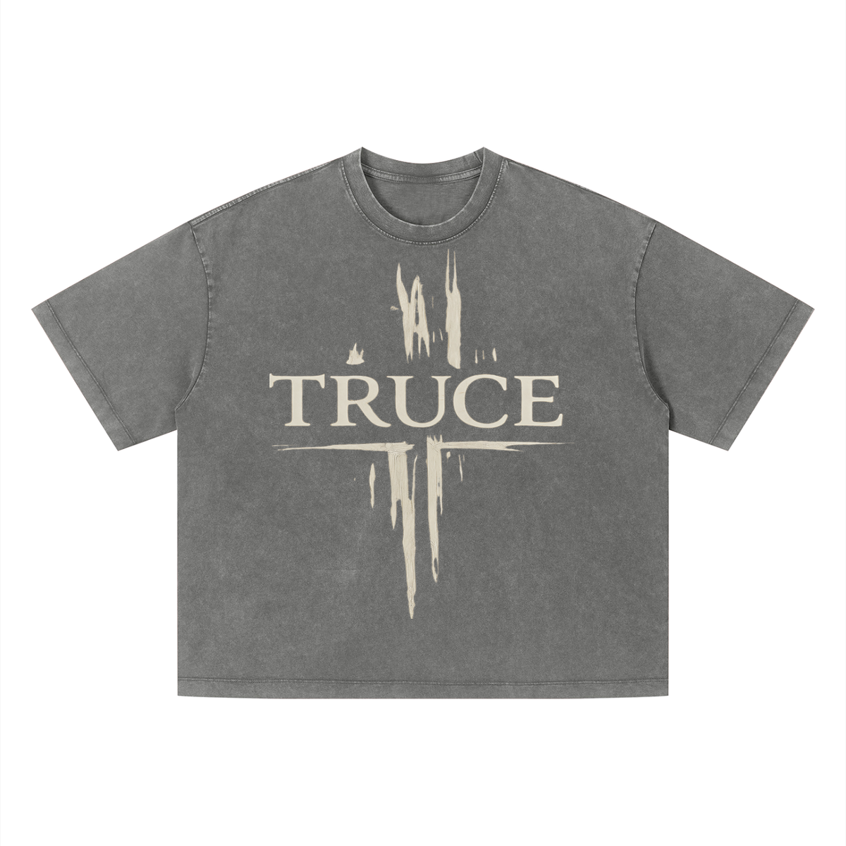 Truce Lifestyle |Unisex Vintage Wash (280 g/m²) Boxy T-Shirt
