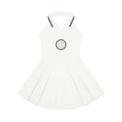 Truce Lifestyle | Women's Collared Halter A-Line (210 g/m²) Tennis Dress