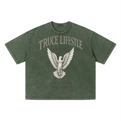 Truce Lifestyle | Unisex Vintage Wash Boxy (280 g/m²) T-Shirt