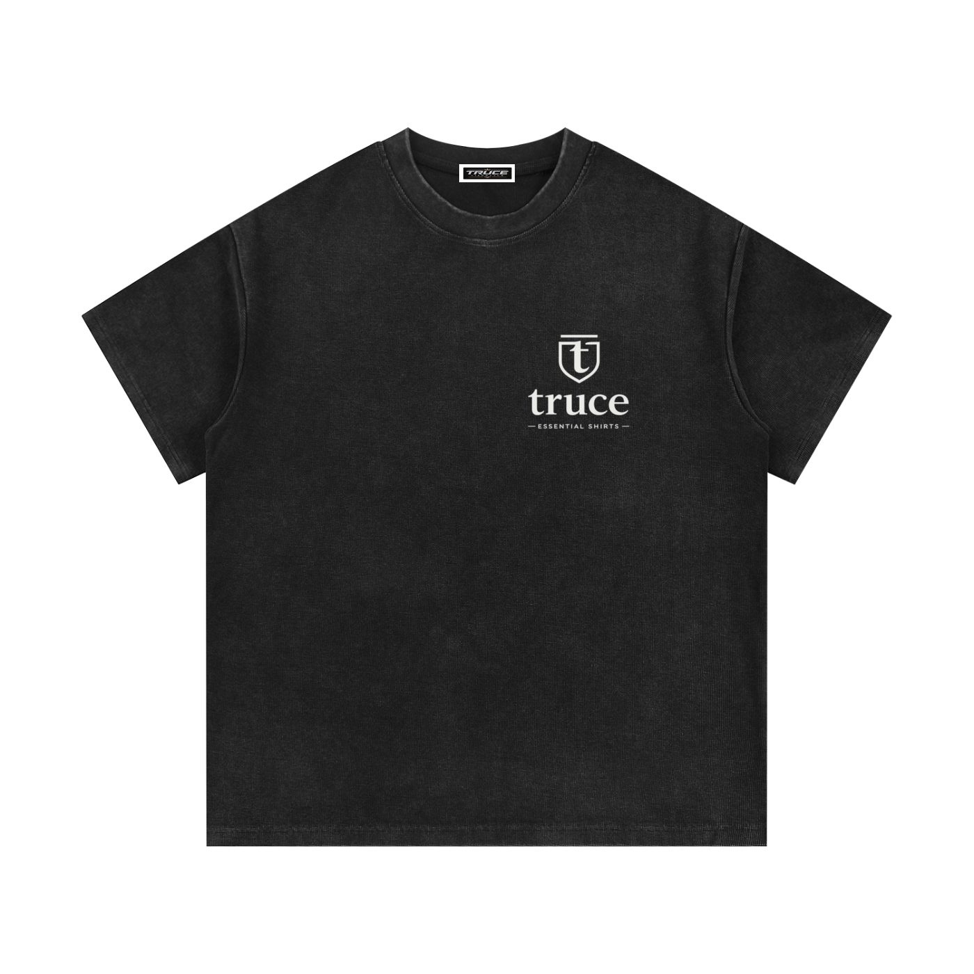 Truce Lifestyle | Essential 340g/m Mineral Wash Waffle Knit T-Shirt
