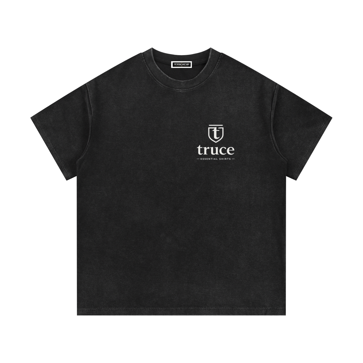 Truce Lifestyle | Essential 340g/m Mineral Wash Waffle Knit T-Shirt