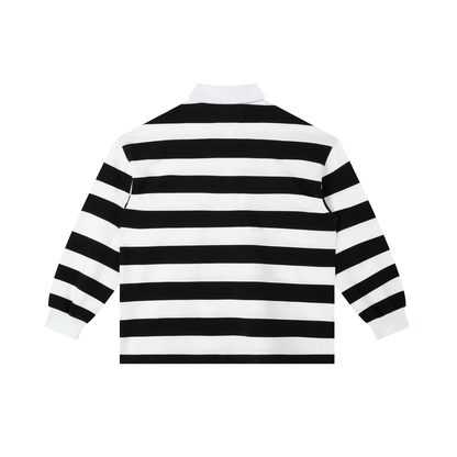 Truce Lifestyle | Color Block 230g/m Stripe Polo Shirt