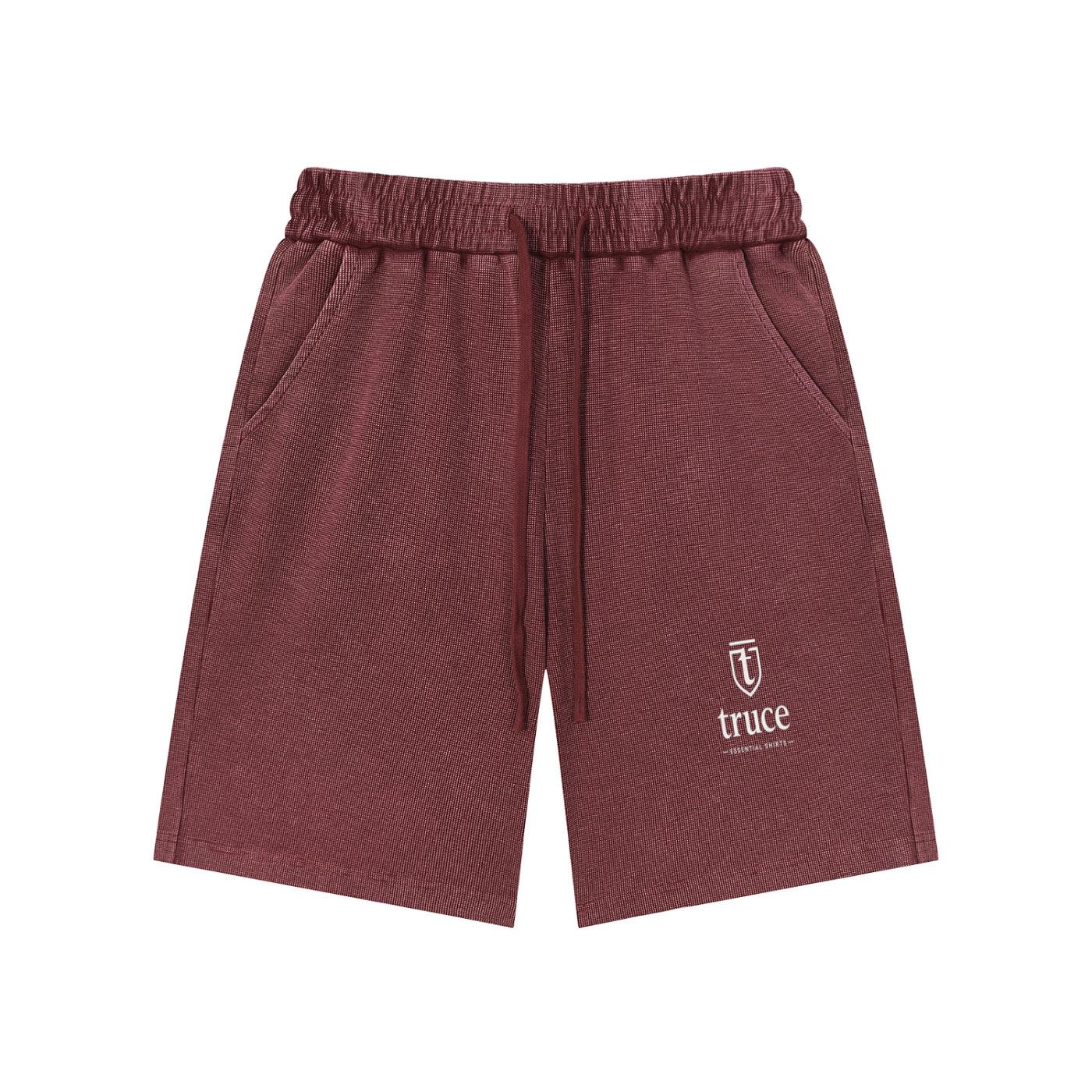 Truce Lifestyle | Essentail Mineral Wash Waffle Knit Shorts