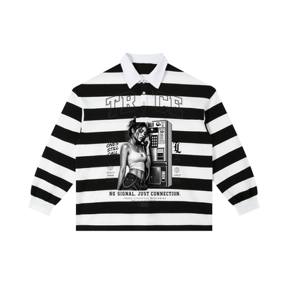 Truce Lifesyle | Payphone Color Block Stripe Polo Shirt