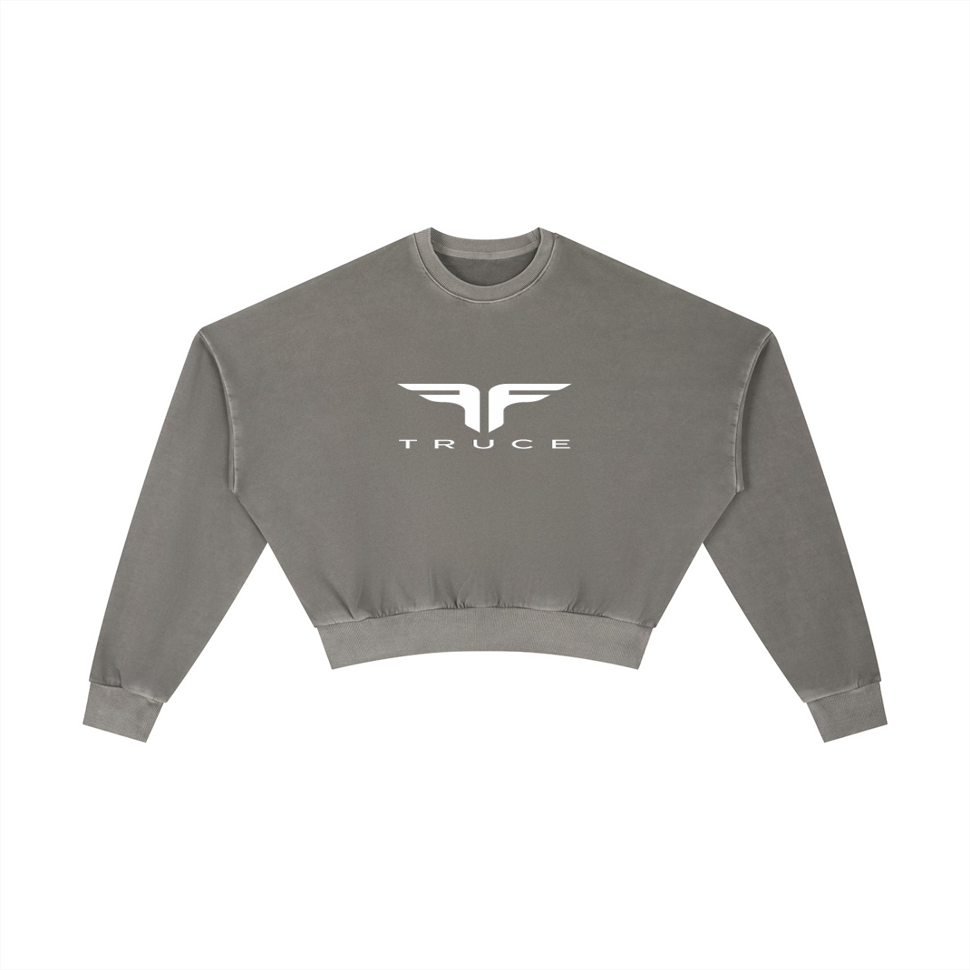 Truce Lifestyle | Sports Logo Vintage Washed Cropped (410 g/m²) Sweatshirt