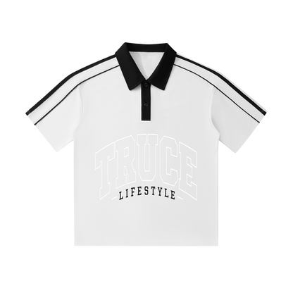 Truce Lifestyle | Contrast Collar Short-Sleeve Polo Shirt (240 g/m²)