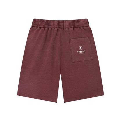 Truce Lifestyle | Essentail Mineral Wash Waffle Knit Shorts