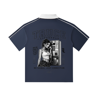 Truce Lifestyle | Contrast Collar Short-Sleeve Polo Shirt (240 g/m²)