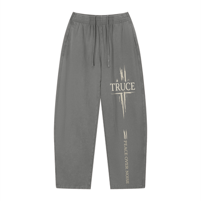 Truce Lifestyle | 360g/m Unisex Vintage Wash Loose Sweatpants