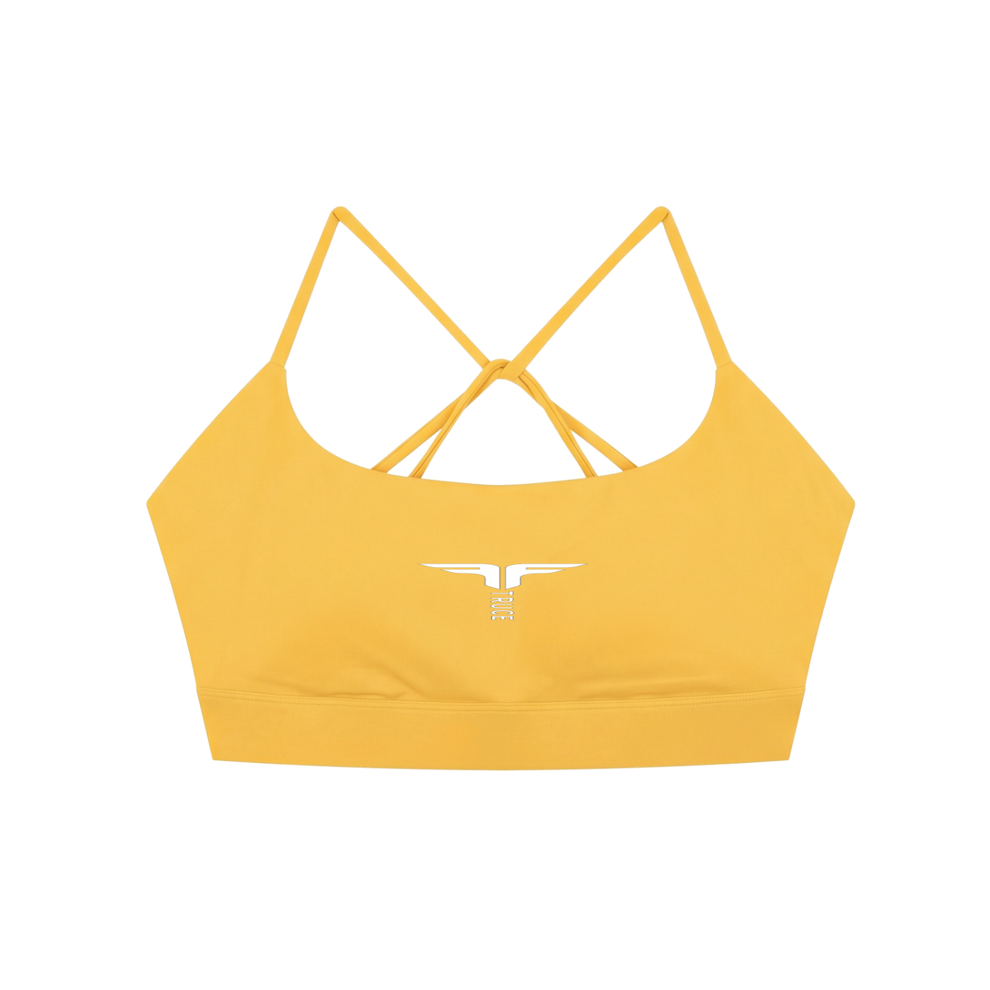 Truce Lifestyle | Logo Strappy Criss Cross Yoga Sports Bra