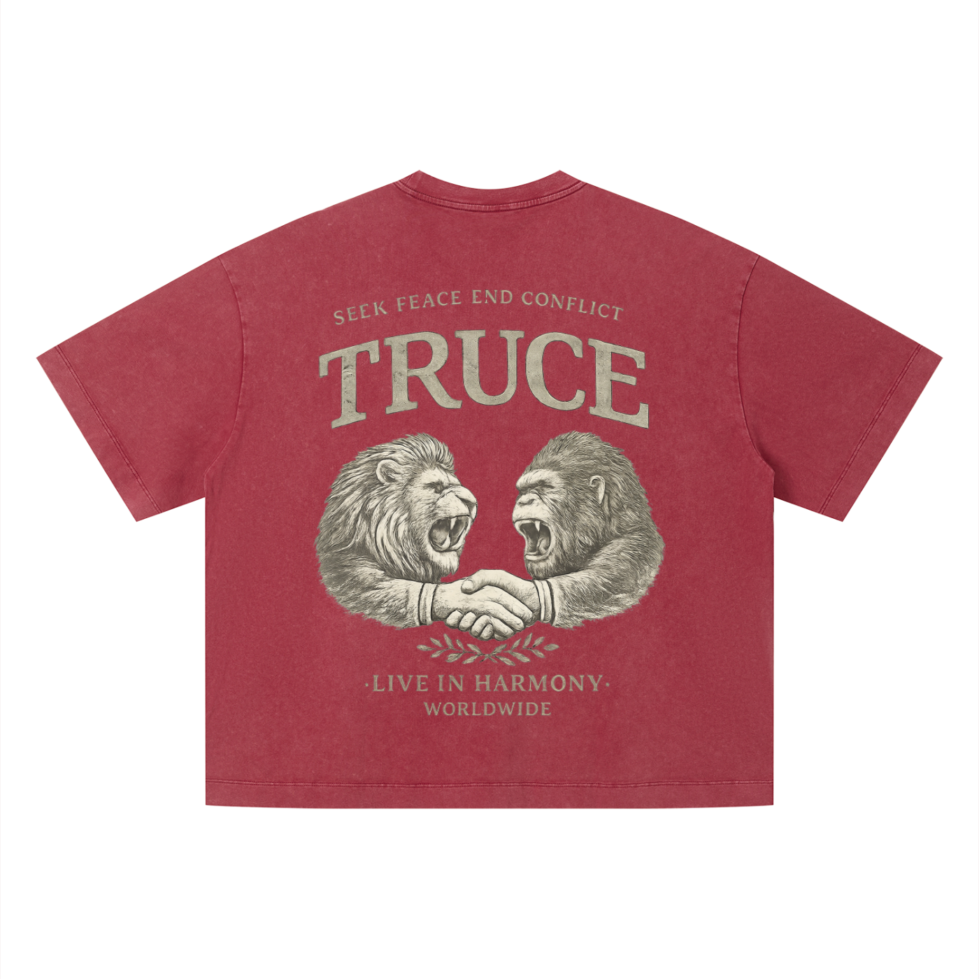Truce Lifestyle | Unisex Vintage Wash Boxy (280 g/m²) T-Shirt