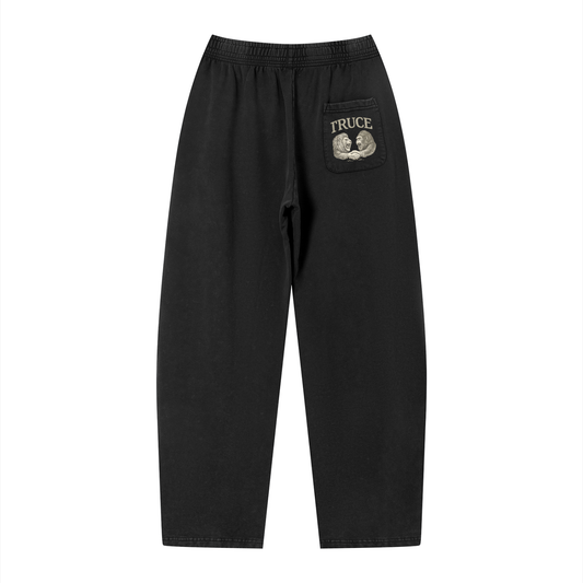 Truce Lifestyle | Logo Unisex Vintage Wash Loose (360 g/m²) Sweatpants