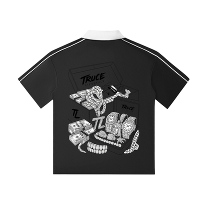 Truce Lifestyle | Contrast Collar (240 g/m²) Short-Sleeve Polo Shirt