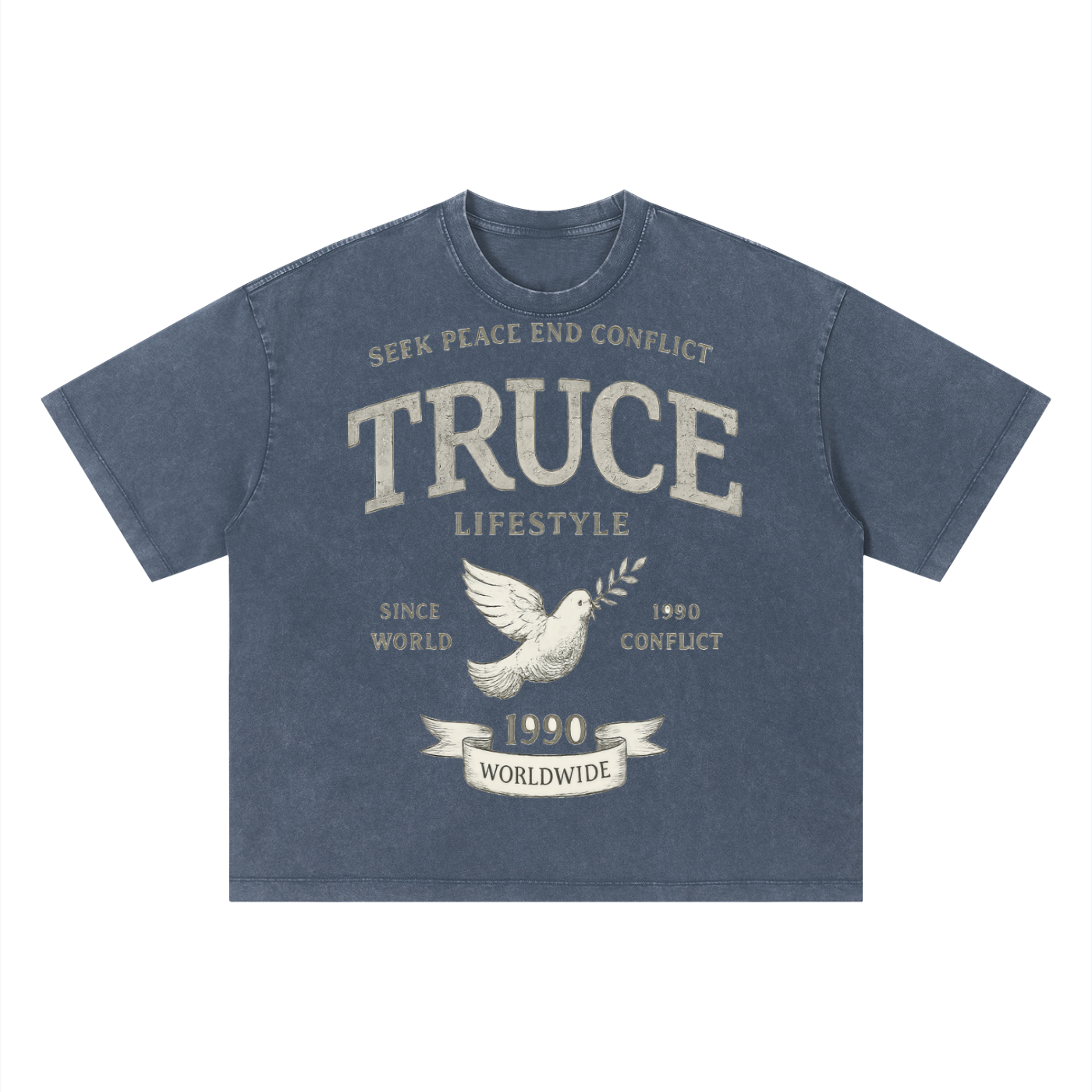 Truce Lifestyle | Unisex Vintage Wash Boxy T-Shirt