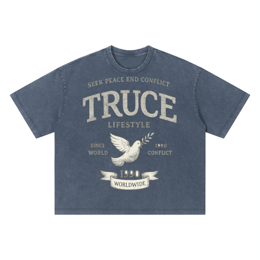Truce Lifestyle | Unisex Vintage Wash Boxy T-Shirt