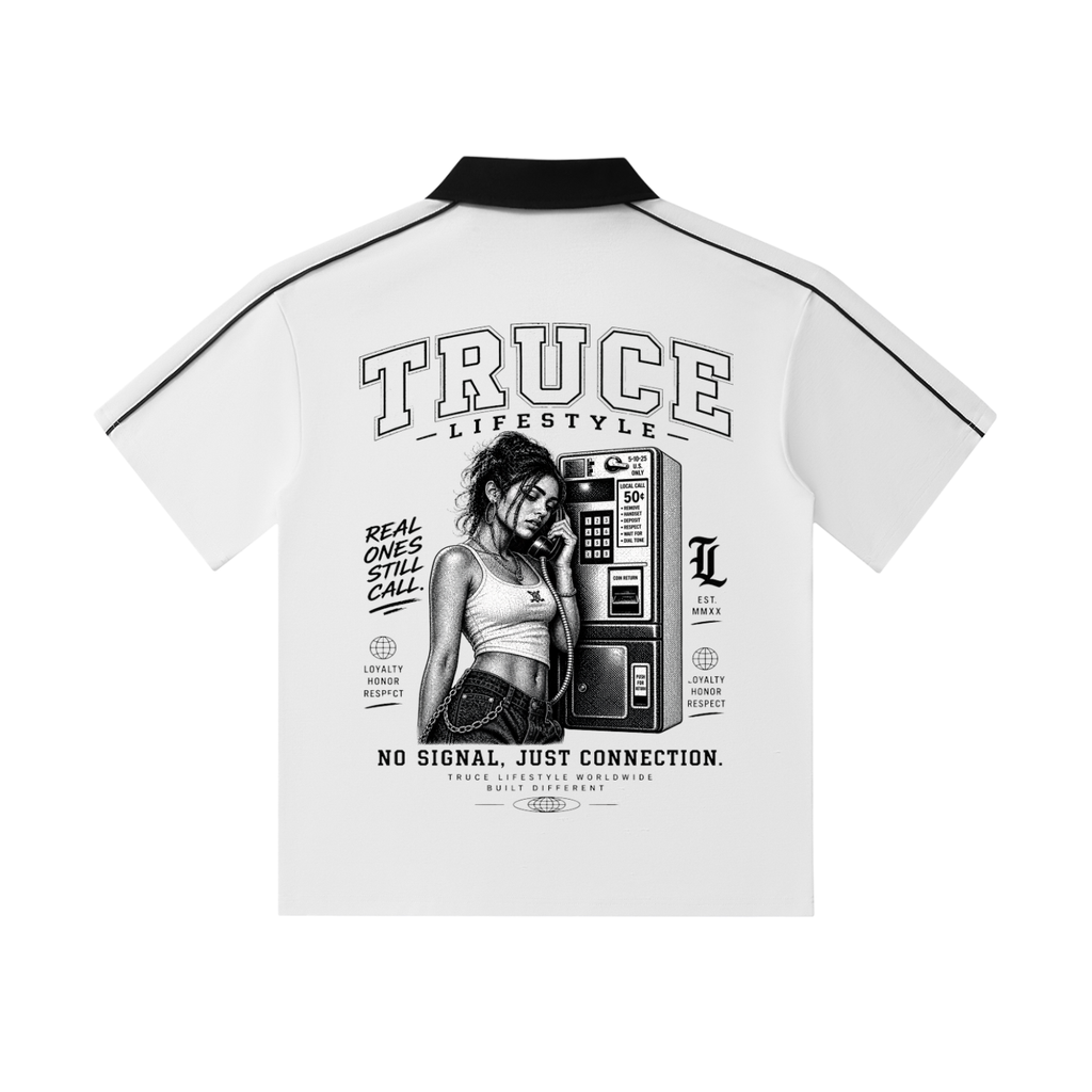 Truce Lifestyle | Contrast Collar Short-Sleeve Polo Shirt (240 g/m²)