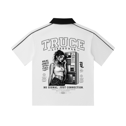 Truce Lifestyle | Contrast Collar Short-Sleeve Polo Shirt (240 g/m²)