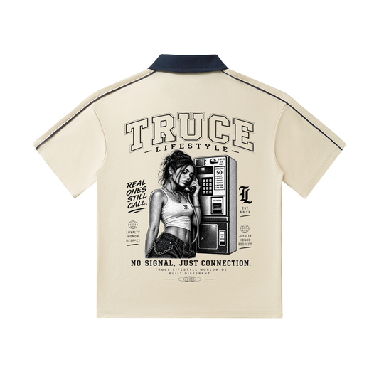 Truce Lifestyle | Contrast Collar Short-Sleeve Polo Shirt (240 g/m²)