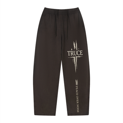 Truce Lifestyle | 360g/m Unisex Vintage Wash Loose Sweatpants