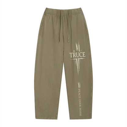 Truce Lifestyle | 360g/m Unisex Vintage Wash Loose Sweatpants