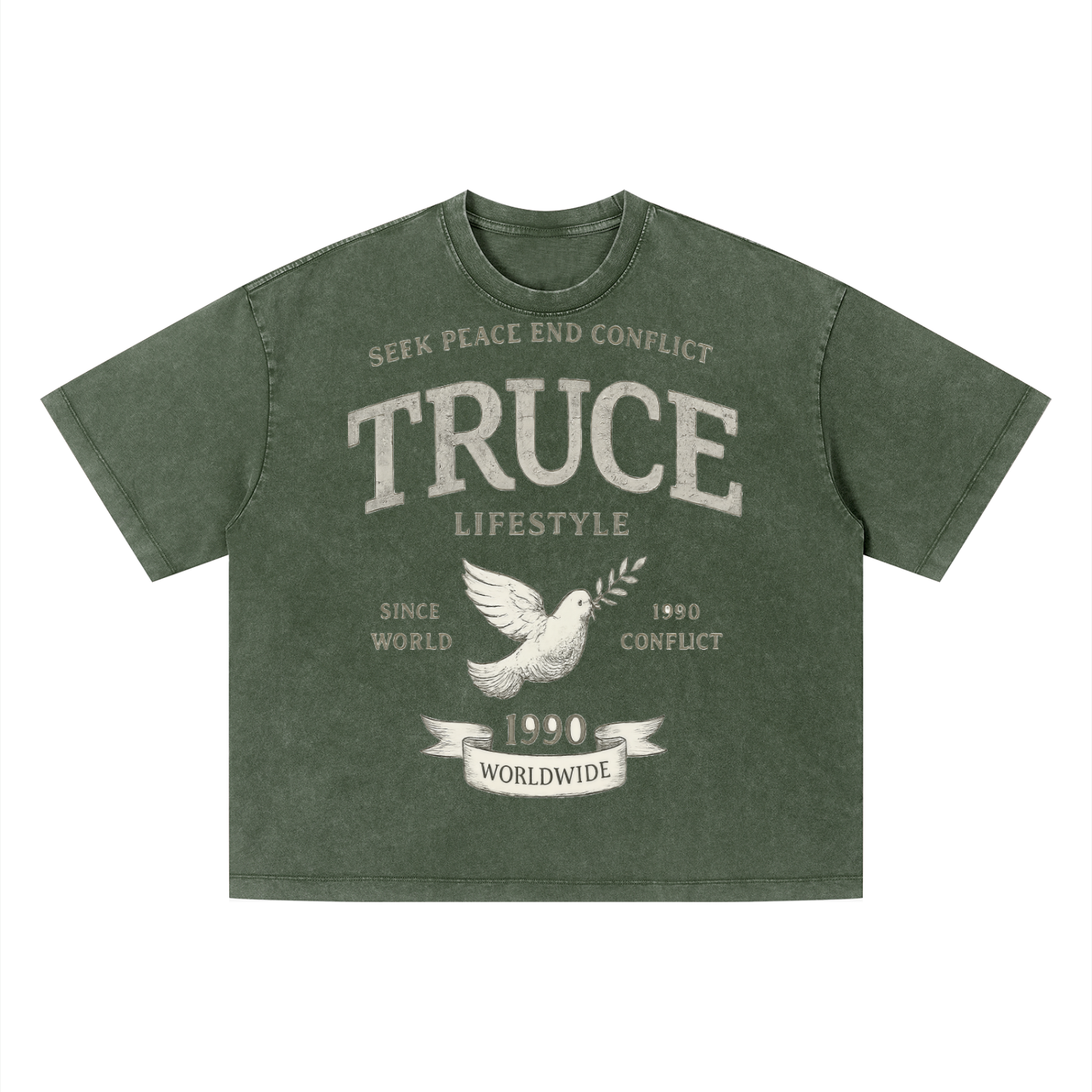 Truce Lifestyle | Unisex Vintage Wash Boxy T-Shirt