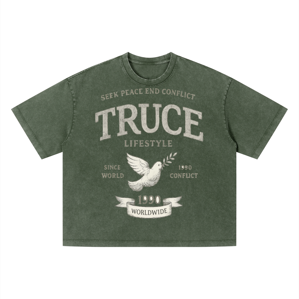 Truce Lifestyle | Unisex Vintage Wash Boxy T-Shirt