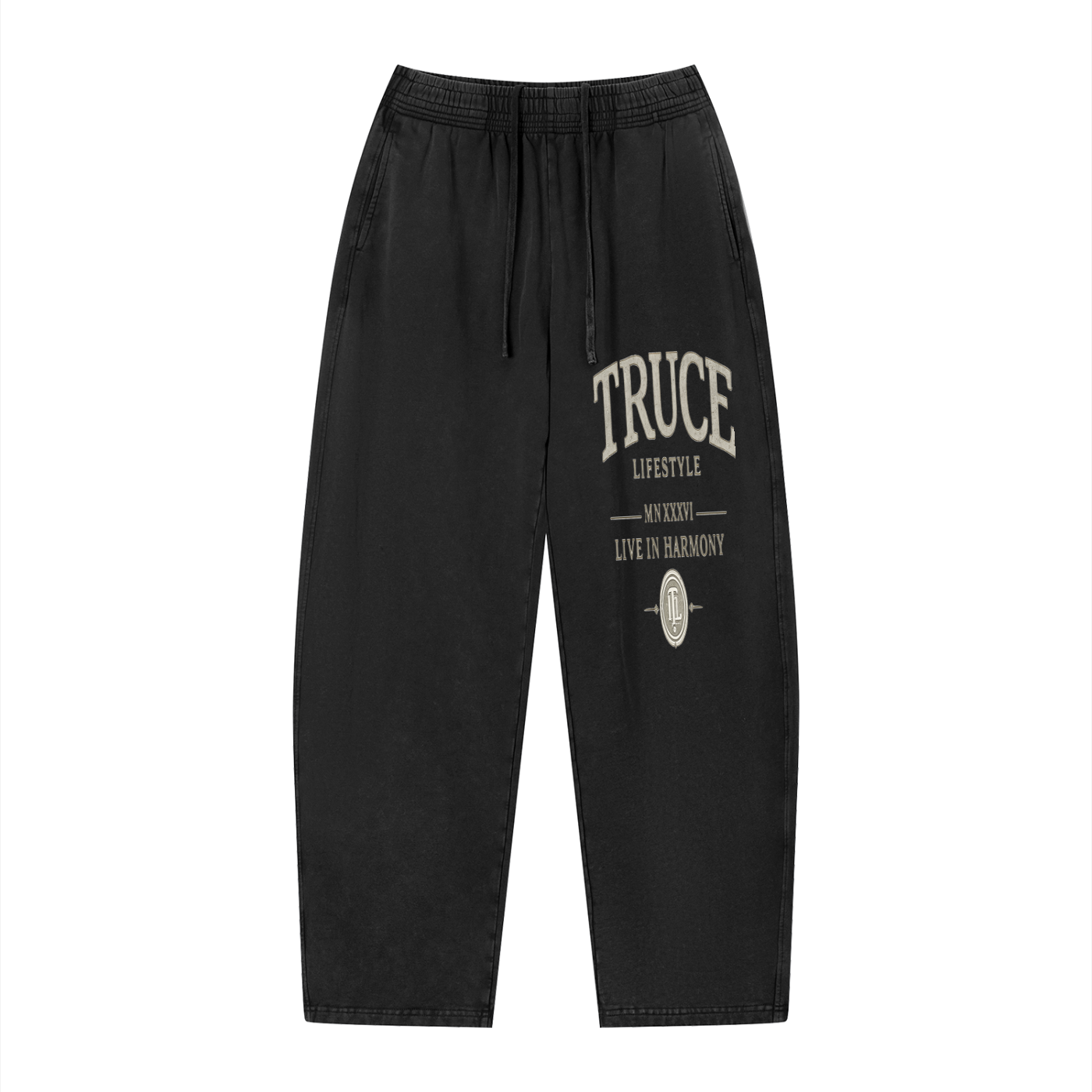 Truce Lifestyle | Logo Unisex Vintage Wash Loose (360 g/m²) Sweatpants