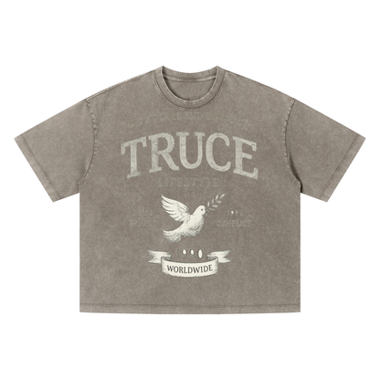 Truce Lifestyle | Unisex Vintage Wash Boxy T-Shirt