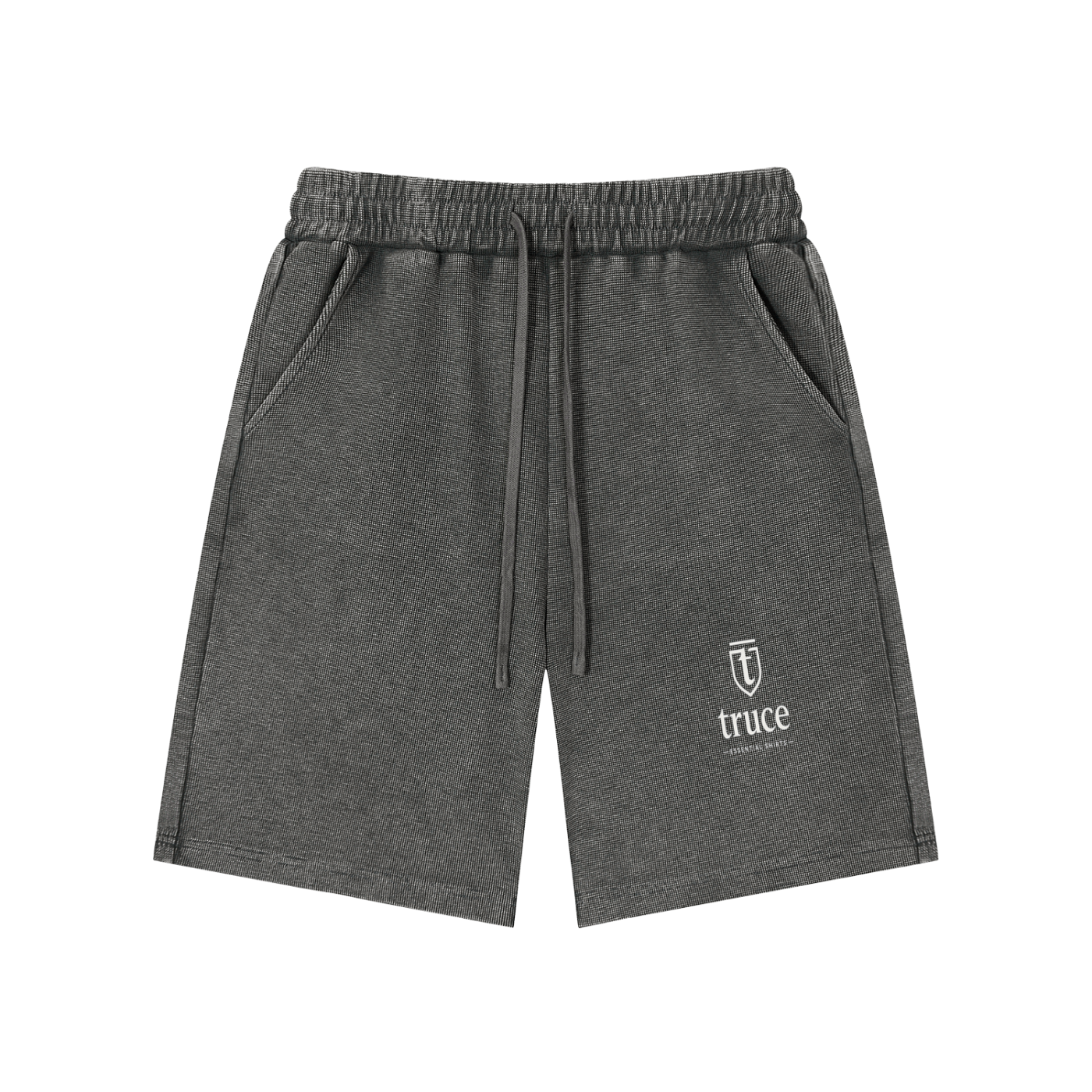 Truce Lifestyle | Essentail Mineral Wash Waffle Knit Shorts