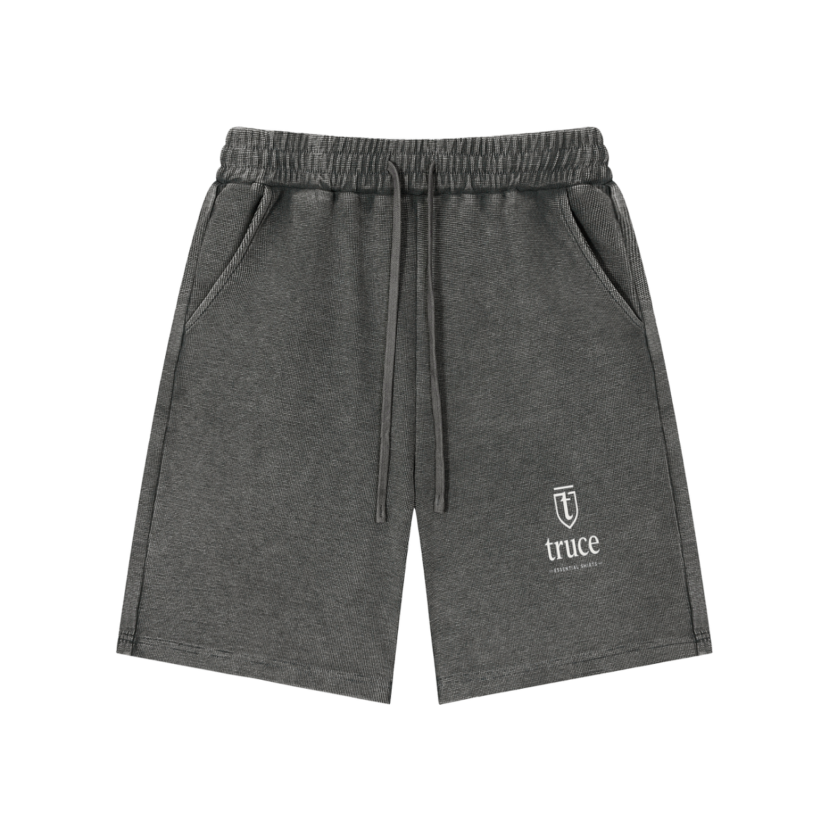 Truce Lifestyle | Essentail Mineral Wash Waffle Knit Shorts