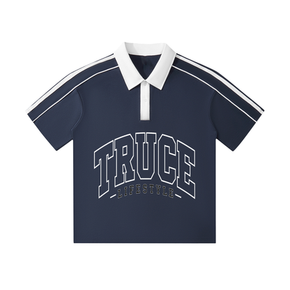 Truce Lifestyle | Contrast Collar Short-Sleeve Polo Shirt (240 g/m²)