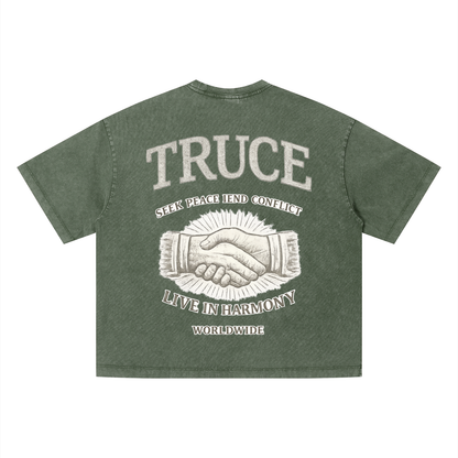 Truce Lifestyle | Unisex Vintage Wash Boxy T-Shirt