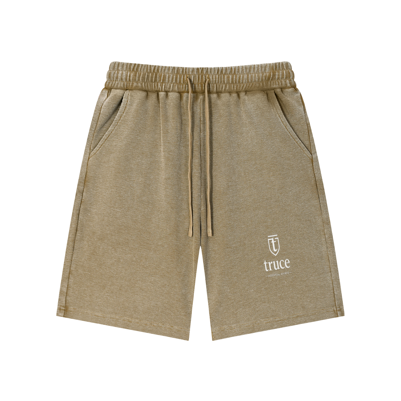 Truce Lifestyle | Essentail Mineral Wash Waffle Knit Shorts