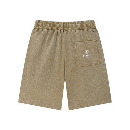 Truce Lifestyle | Essentail Mineral Wash Waffle Knit Shorts