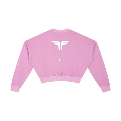 Truce Lifestyle | Sports Logo Vintage Washed Cropped (410 g/m²) Sweatshirt