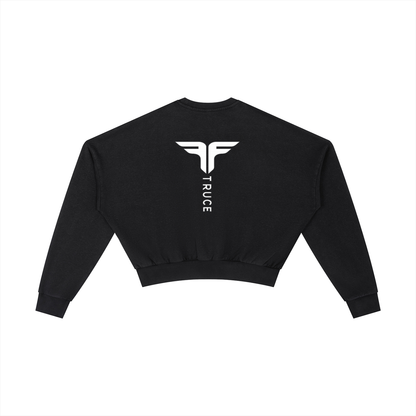 Truce Lifestyle | Sports Logo Vintage Washed Cropped (410 g/m²) Sweatshirt