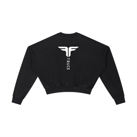 Truce Lifestyle | Sports Logo Vintage Washed Cropped (410 g/m²) Sweatshirt