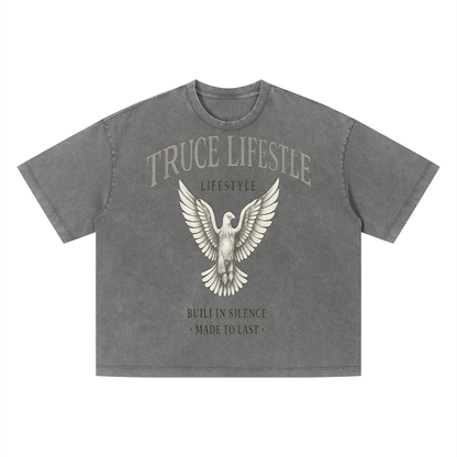 Truce Lifestyle | Unisex Vintage Wash Boxy (280 g/m²) T-Shirt
