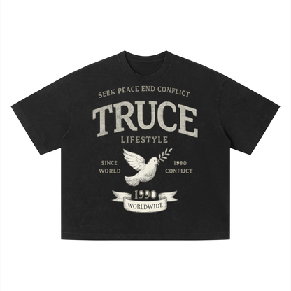 Truce Lifestyle | Unisex Vintage Wash Boxy T-Shirt