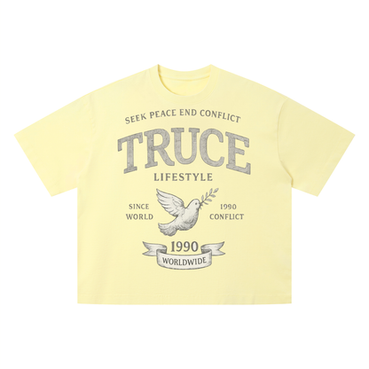 Truce Lifestyle | Unisex Vintage Wash (280 g/m²) Boxy T-Shirt