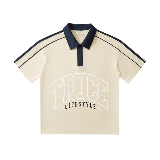Truce Lifestyle | Contrast Collar Short-Sleeve Polo Shirt (240 g/m²)
