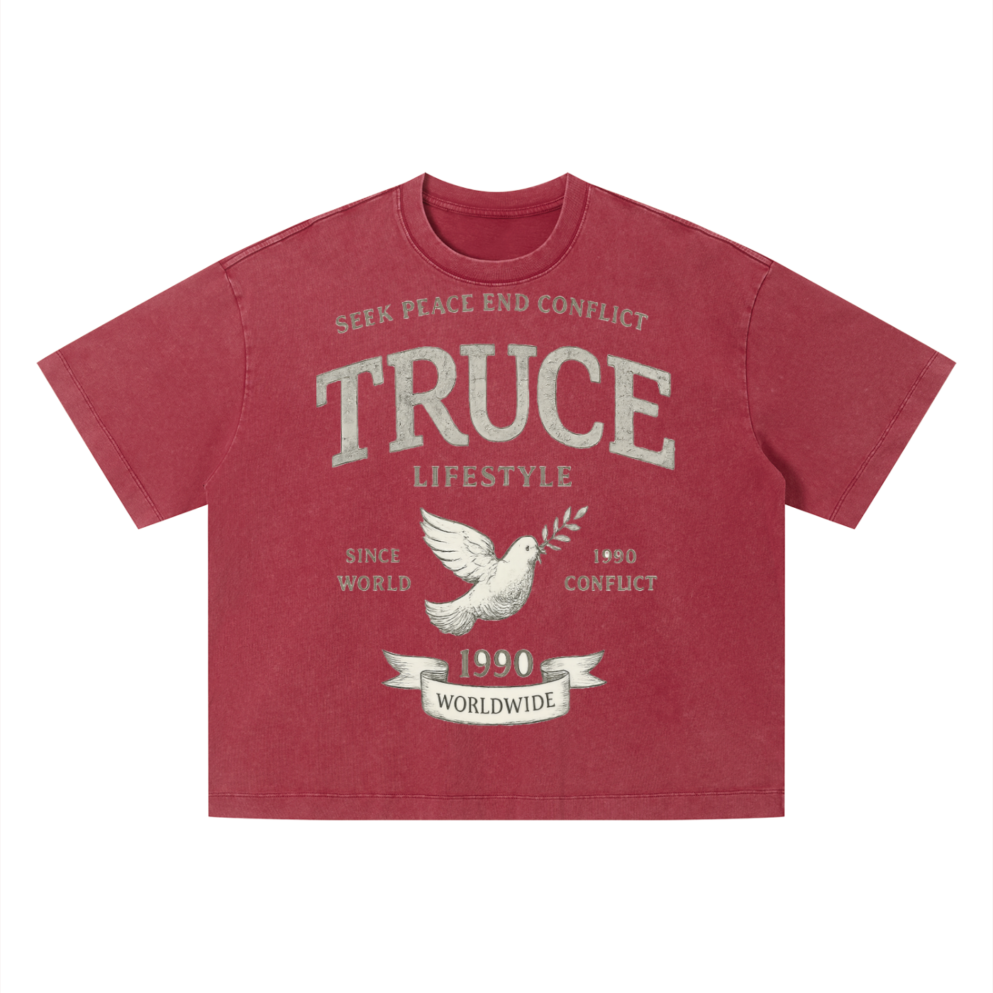Truce Lifestyle | Unisex Vintage Wash Boxy T-Shirt