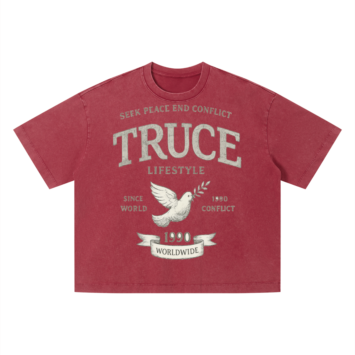 Truce Lifestyle | Unisex Vintage Wash Boxy T-Shirt