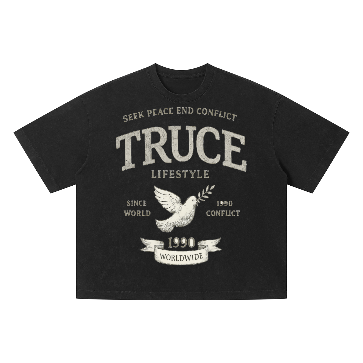 Truce Lifestyle | Unisex Vintage Wash (280 g/m²) Boxy T-Shirt