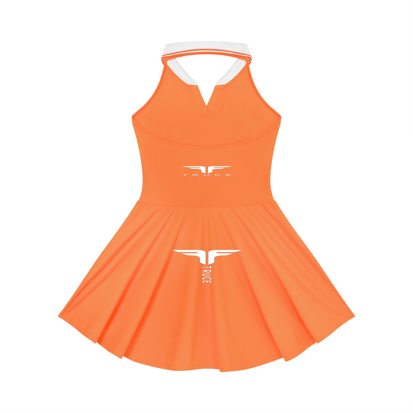 Truce Lifestyle | Women's Collared Halter A-Line (210 g/m²) Tennis Dress